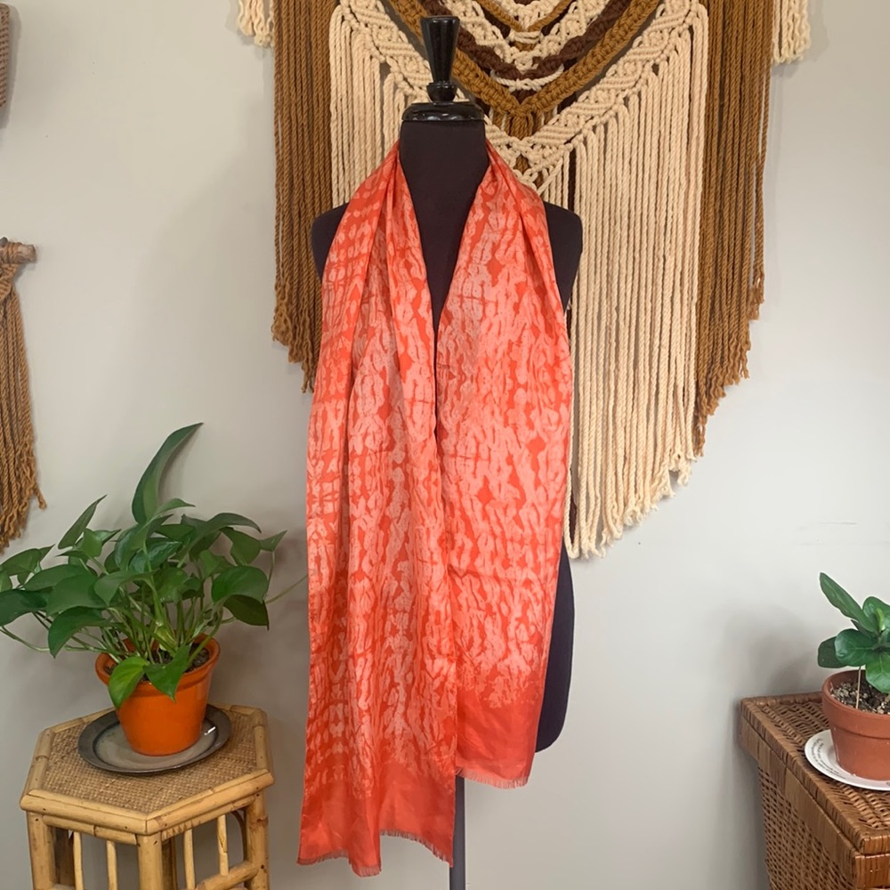 CHICOS scarf 100% silk NWT!